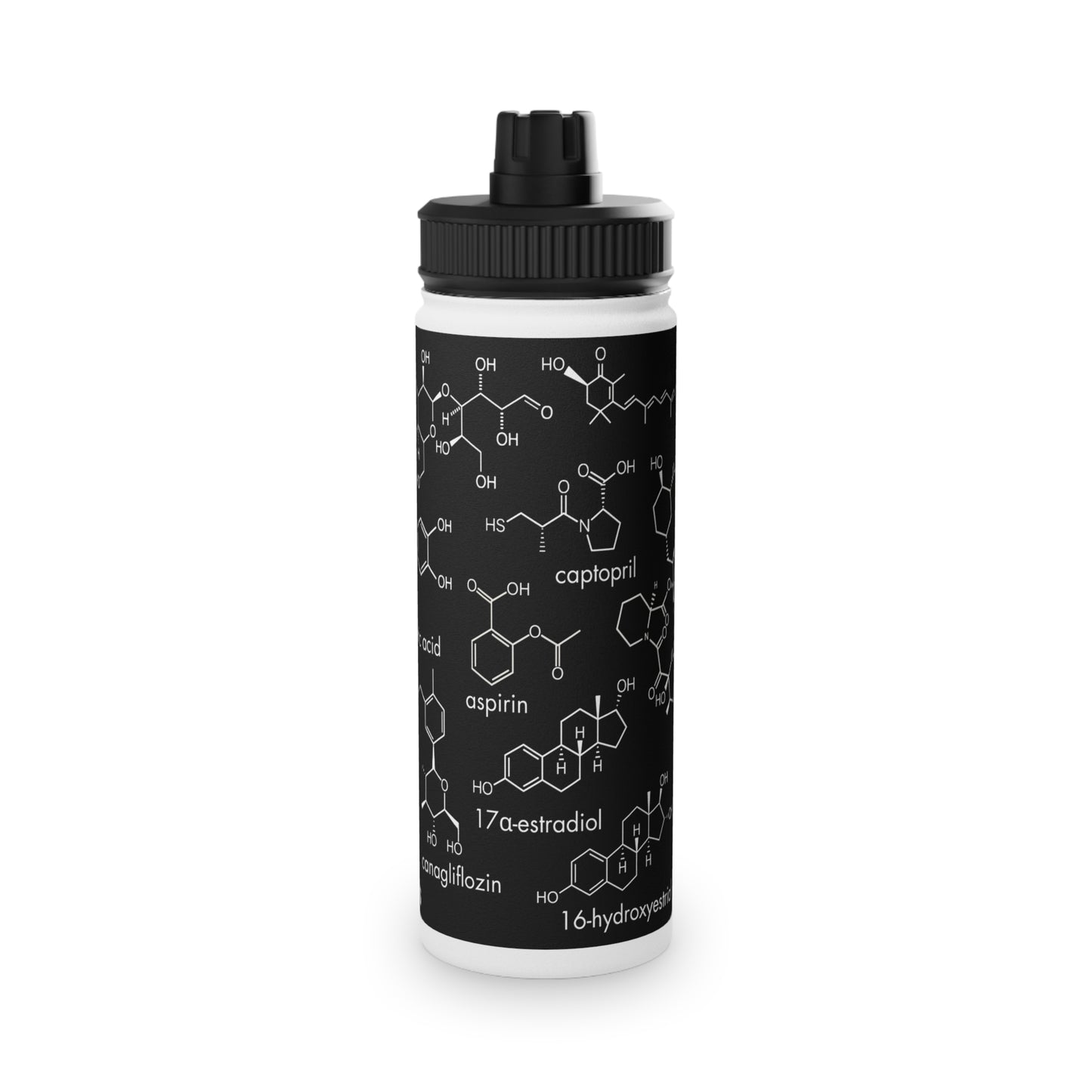 ITP Stainless Steel Water Bottle, 18 oz