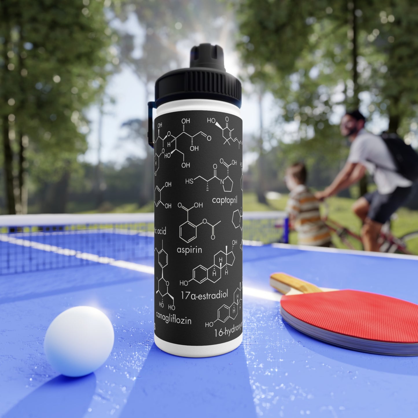 ITP Stainless Steel Water Bottle, 18 oz