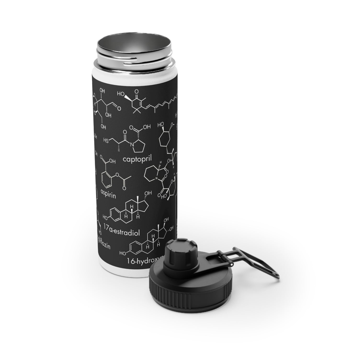 ITP Stainless Steel Water Bottle, 18 oz