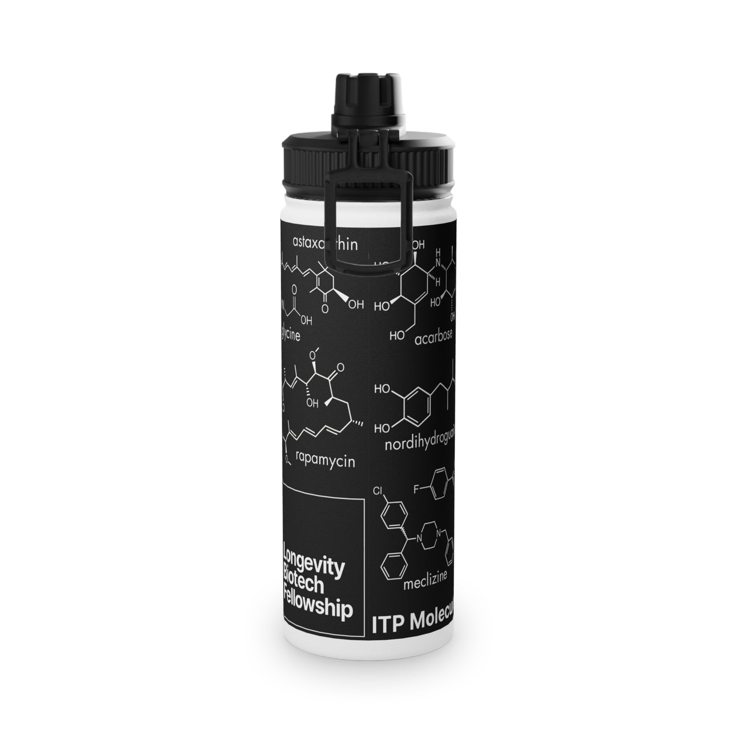 ITP Stainless Steel Water Bottle, 18 oz