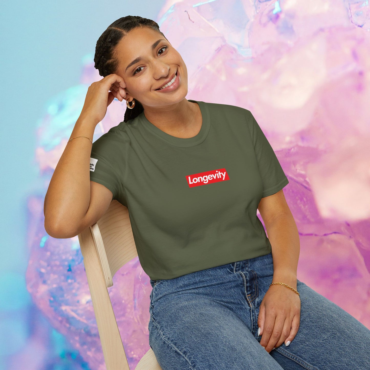Longevi-Tee Red