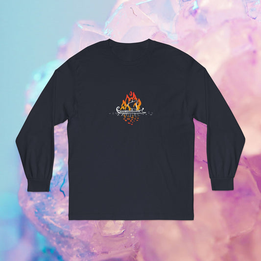 Long-Sleeve Boat-Burning Tee