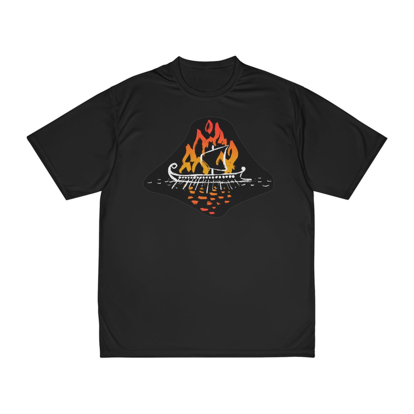 Men's Athletic Boat-Burning Tee