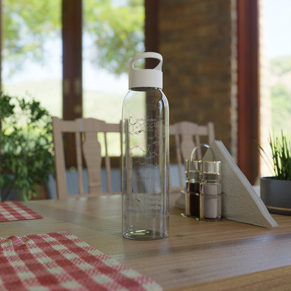 ITP Clear Water Bottle, Black or White, 21.9 oz