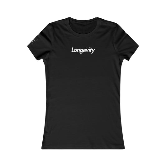 Women's Black Longevi-Tee