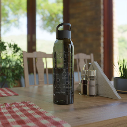 ITP Clear Water Bottle, Black or White, 21.9 oz