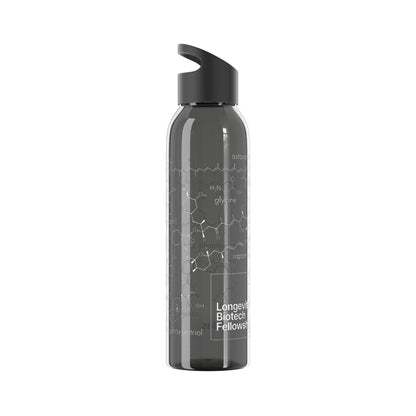 ITP Clear Water Bottle, Black or White, 21.9 oz